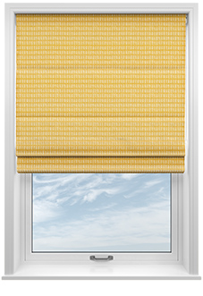 Ditto, Saffron - Roman Blind